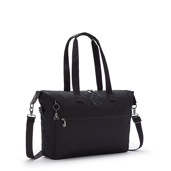 Sac Ordinateur Portable Kipling Ilia Tote Bag Noir | FR 1915UZ